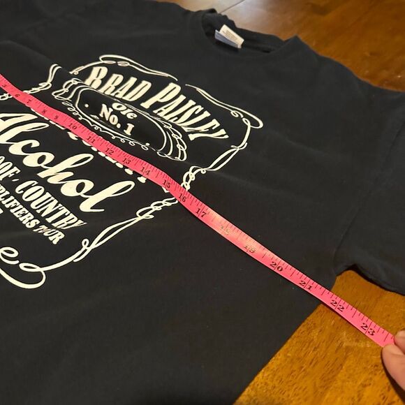 Brad Paisley 2007 Double Sided Alcohol Tour T Shirt Gildan Mens Shirt Sz L - Picture 6 of 7